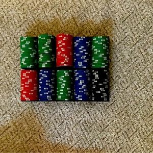 Bicycle brand poker chips- Poker anyone?